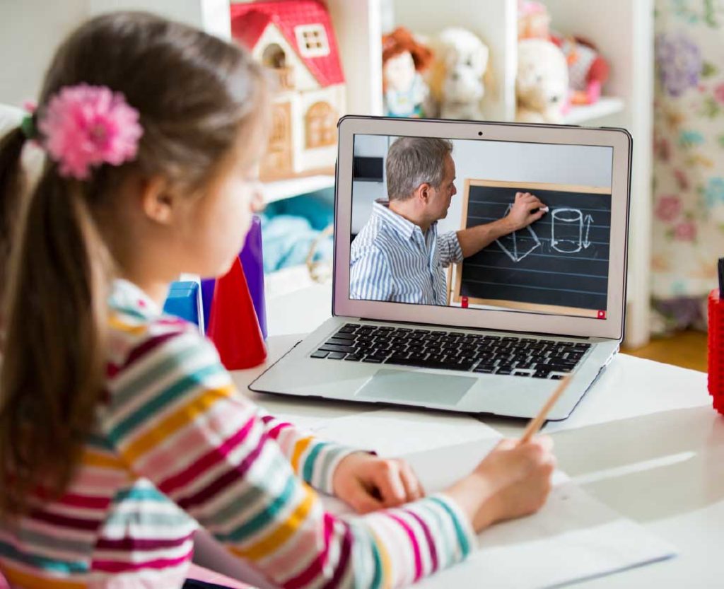 Child sitting in an education setting