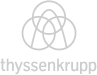 Thyssenkrupp logo in grey