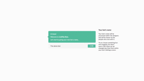 LiveTiles Bots Product Update: July 9, 2019