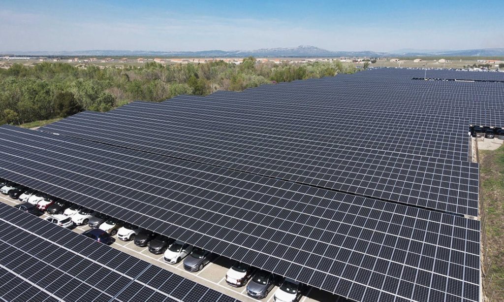 Solar Power Generating Car Park