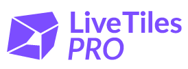 LiveTiles Pro logo in purple