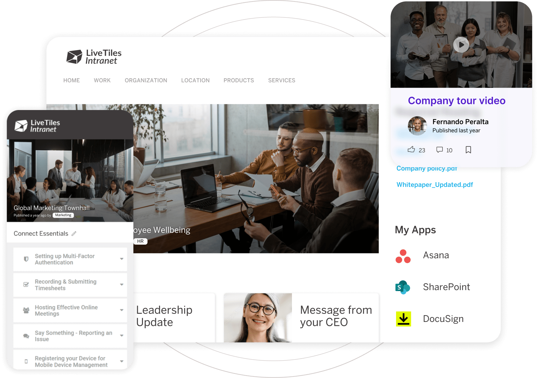 LiveTiles Intranet: Meet Portal and EX Platform