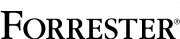 Forrester logo in black